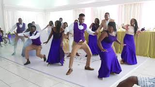 Zimbabwean bride and groom epic wedding dance [upl. by Norok]