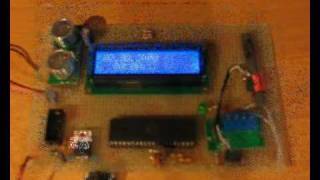 DCF77 radio clock on LCD Funkuhr [upl. by Forrester569]