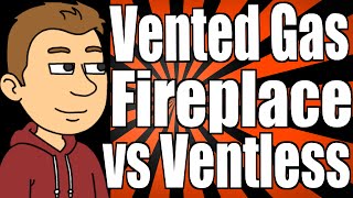 Vented Gas Fireplace vs Ventless Pros and Cons Review [upl. by Culliton]