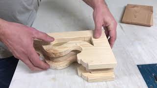 Building a Wood Corbel with Glue and Nailer [upl. by Isyed428]