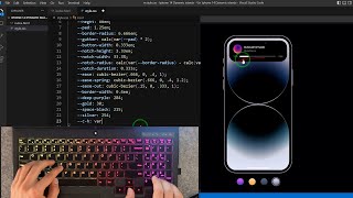 ASMR Programming  Coding IOS IPhone Dynamic Music  No Talking [upl. by Whit]