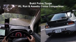 Bukit Putus Touge 2024 Run  Myvi Lagi Best Lightly modified  Assetto Corsa comparison  Insta360 [upl. by Adigirb]