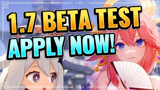 Patch 17 Global Beta Test APPLY NOW GOOD LUCK Genshin Impact News Yoimiya Ayaka Baal Inazuma [upl. by Gintz]