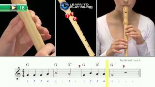 Ex016 How to Play Recorder for Kids  Recorder Lessons for Kids Book 1 [upl. by Aleusnoc]