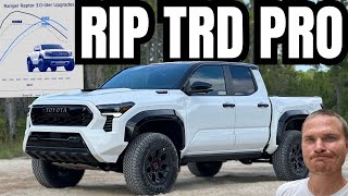 Ford Just DESTROYED The Tacoma TRD Pro With NEW Ranger Raptor Upgrade [upl. by Liu497]