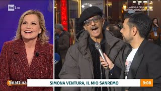 Simona Ventura il mio Sanremo  Unomattina  05022024 [upl. by Starlene]