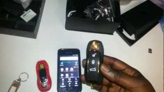 Car Key Mini MobileCellphone [upl. by Euqitsym]