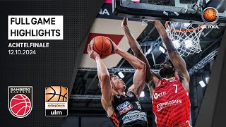 Bamberg Baskets vs ratiopharm ulm  Full Game Highlights  BBL Pokal Achtelfinale [upl. by Lanor]