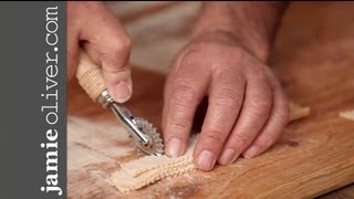 How to shape farfalle pasta with Gennaro [upl. by Shanleigh635]