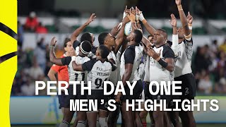 Fiji pull off an INCREDIBLE comeback  Perth HSBC SVNS Day One Mens Highlights [upl. by Lzeil896]