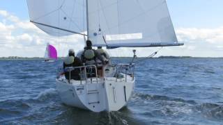 North Sails powered Albin Express downwind Sailing [upl. by Hsara448]