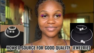 How to source for quality jewelries on 1688comgold plated necklacesstainless steel [upl. by Rhonda518]