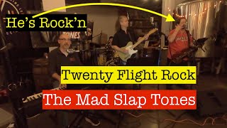 Twenty Flight Rock  Eddie Cochran Cover The Mad Slap Tones Rockabilly Jam  Four City 111524 [upl. by Neehsuan]