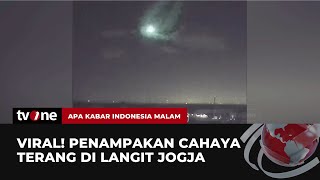 Heboh Cahaya Terang Muncul di Langit Jogja  AKIM tvOne [upl. by Amarillis]