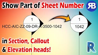 Revit Snippet Show Short Sheet Number in Section Callout amp Elevation Heads [upl. by Enois872]