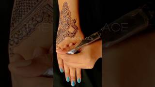 New bareek back hand mehndi design by the henna ace shorts mehandi theheenaace [upl. by Iror597]