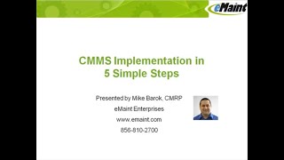 Getting Started with CMMS [upl. by Jobina]