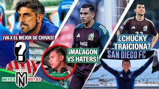 Pauno QUIERE AL MEJOR JUGADOR de Chivas🤯Malagón MANDA CALLAR a haters🤫¿Chucky TRAICIONA a México❌ [upl. by Zebapda]