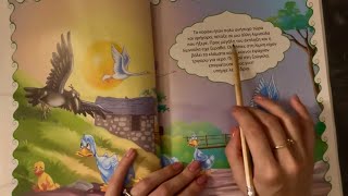 😴ASMR  Reading you a book in a different language and then translating it  Clicky Whispers [upl. by Nirrek]