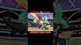 Garchomp vs Lucario  Lucario Troll Face edit shortsviral [upl. by Gnilyam]