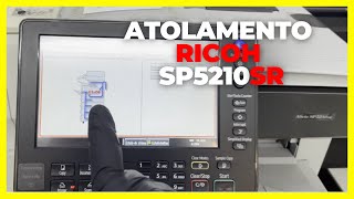 Atolamento de papel na Ricoh SP5210SR [upl. by Ledba]