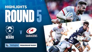 Bristol v Saracens  HIGHLIGHTS  HatTrick Double amp Last Min Win  Gallagher Premiership 202425 [upl. by Isabelita]