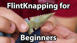 How to make an arrowhead  An intensive breakdown for beginner Flint Knappers [upl. by Dreddy]