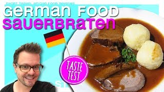 SAUERBRATEN for the first time  German Food [upl. by Senzer]