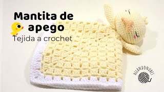 Como hacer mantitas de apego crochet patito 🦆​💛 [upl. by Fennie492]