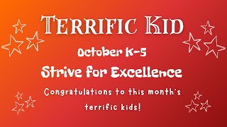 WSAN  October’s Terrific Kids [upl. by Ronile]