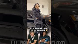 😳Lil Baby Shows Floyd Mayweather His Car Collection [upl. by Erdman]