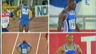 Les Français champions du monde du 4x100m Helsinki 2005 [upl. by Spitzer]