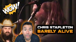 First Time Hearing Chris Stapleton Acoustic Version of BARELY ALIVE REACTION WOW [upl. by Brebner187]