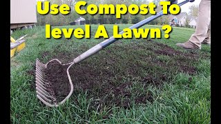 Compost Top Dress Level Lawn [upl. by Anette]