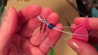 Tatting a Mock Ring and Floating Ring With Beads [upl. by Maag]