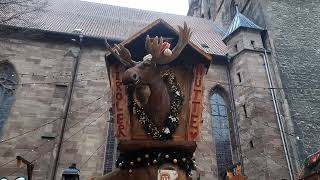 Göttingen der sprechende Elch auf dem Weihnachtsmarkt [upl. by Schinica]