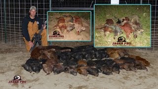 Feral Hog Control Methods  23 2727 Hog Trapping with Integrated Wild Pig Control™  JAGER PRO™ [upl. by Itnahs]