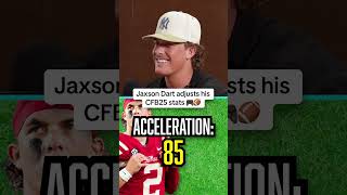 Jaxson Dart reacts to his CFB25 ratings 👀 shorts [upl. by Cowley672]