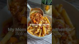 Mom amp Nonnas Authentic Bolognese Sauce [upl. by Codi]