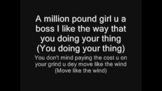 Fuse ODG  Million Pound Girl lyrics [upl. by Metabel323]