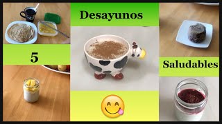 5 ideas de desayuno fáciles y saludables con pocos ingredientes Lesly Alemán [upl. by Rosalinde101]