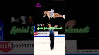 💨 🌪 💃 Aerial Spinning Ice Skating Couples iceskating rythmicgymnastics gymnast smotionsports [upl. by Broeker936]