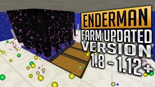 Tutorial Enderman Farm Max XP for 18  117 Updated version Minecraft [upl. by Nulubez714]