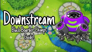 Bloons TD 6  Downstream Chimps Black Boarder Guide wCarpet Of Spikes [upl. by Pandolfi]