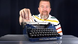 Typewriter Video Series  Episode 86 Underwood Portable Ribbon Reverse [upl. by Hauck]