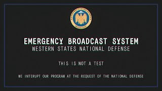 Emergency Broadcast System  Western States   Distant Static [upl. by Aninotna]