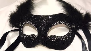 Masquerade Mask quot Night Skyquot DIY [upl. by Celesta287]