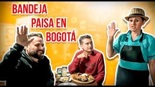 Una VERDADERA BANDEJA PAISA en Bogotá  El Envigadeño [upl. by Danialah]