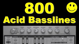 800 Acid Basslines Loops Sample Pack [upl. by Cinom]