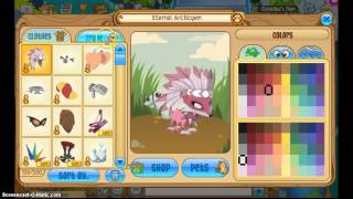 Animal Jam  OMG PINK HEADDRESS [upl. by Cchaddie]